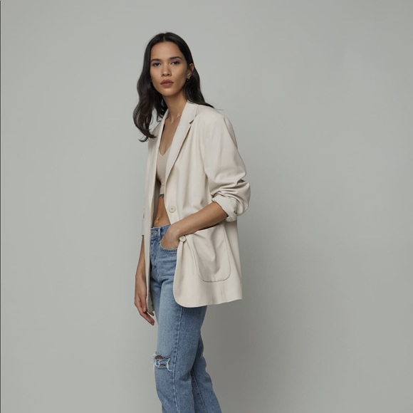 Oak + Fort Oversized Blazer - Picture 3 of 3